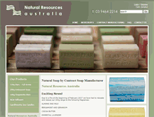 Tablet Screenshot of natural-resources-australia.com.au